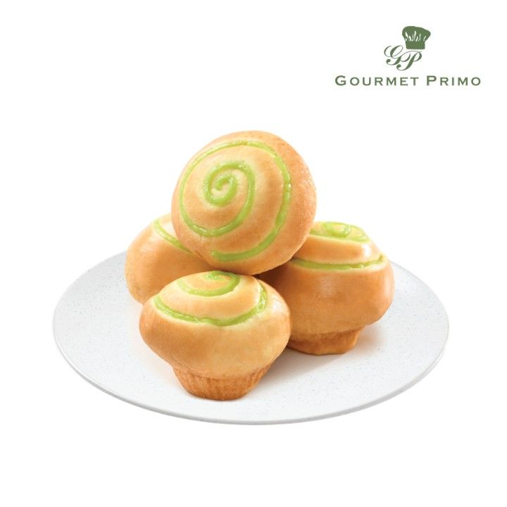 Pandan Cream Bun (4 Pcs / Pack)