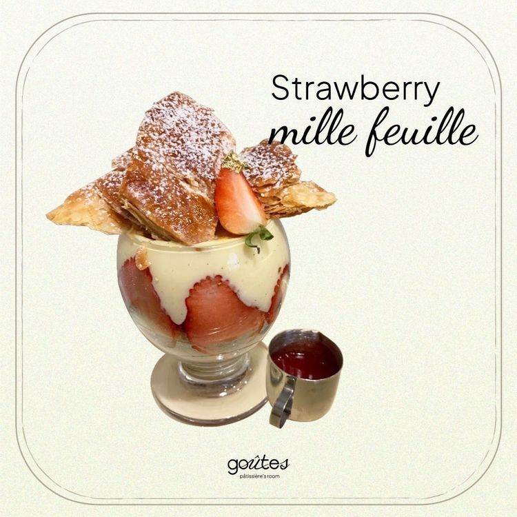 Strawberry mille feuille